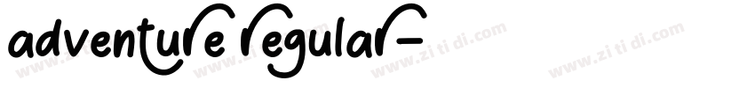 adventure regular字体转换 adventure regular字体转换